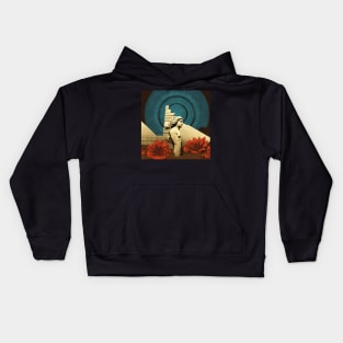 abstract illustration Kids Hoodie